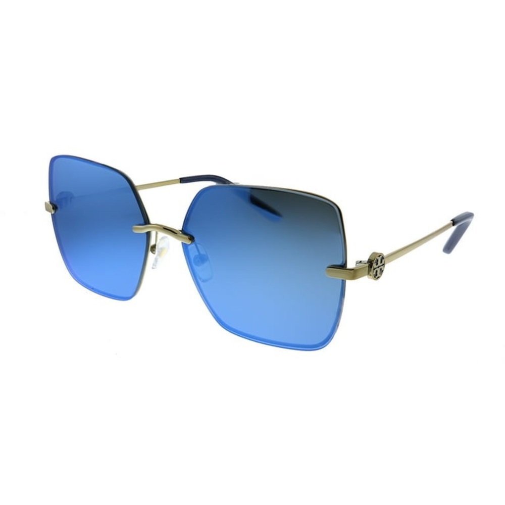 New Authentic Tory Burch TY6080 Blue Sunglasses with Orange Case - Picture 5 of 14